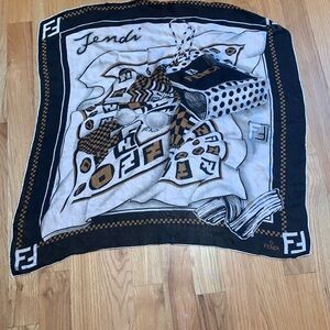 Fendi silk scarf